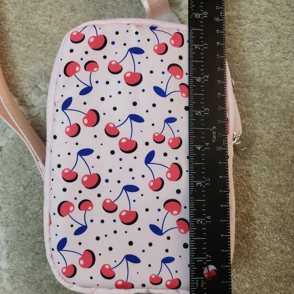 BEBE “Cherry” Travel Crossbody Bag Mini Pink